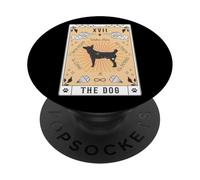Carta del Tarot El Perro Oso Tahltan Espacio Celestial PopSockets PopGrip Adhesivo