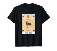 Carta del Tarot El Perro Podengo portugués Espacio Celestial Camiseta gráfica económica