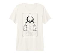 Carta del Tarot Espiritual Mística Esotérica Edgy Streetwear Camiseta Premium