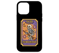 Carta del Tarot Esqueleto El Jinete Escoba XVIII Carcasa para iPhone 12 Mini