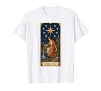Carta del Tarot Estrella Astrología Mística Celestial Arte Vintage Camiseta