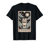 Carta del Tarot Gato Halloween El Persa Camiseta