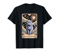 Carta del Tarot Gato Halloween The British Shorthair Camiseta