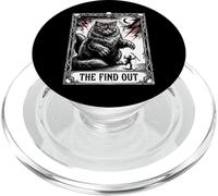 Carta del Tarot, Gracioso Gato, Pelusa y descubre, Estilo gótico PopSockets PopGrip para MagSafe