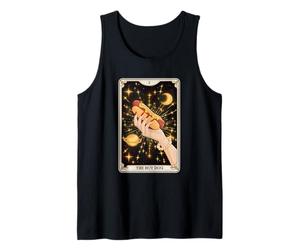 Carta del Tarot Hot Dog Bun Lover Foodie Food Lover The Hot Dog Camiseta sin Mangas