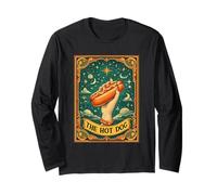 Carta del tarot Hot Dog Bun Lover Foodie Food Lover The Hot Dog Manga Larga