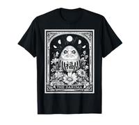 Carta del Tarot japonés The Daruma Lucky Doll Witchy Moon Camiseta