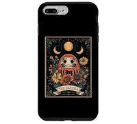 Carta del Tarot japonés The Daruma Lucky Doll Witchy Moon Carcasa para iPhone 7 Plus/8 Plus