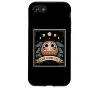 Carta del Tarot japonés The Daruma Lucky Doll Witchy Moon Carcasa para iPhone SE (2020) / 7/8