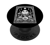 Carta del Tarot japonés The Daruma Lucky Doll Witchy Moon PopSockets PopGrip Adhesivo