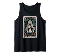 Carta del Tarot La Morilla Hongos Micólogo Hongo Camiseta sin Mangas