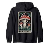 Carta del Tarot La Mosca del Hongo Agaric Amanita Muscaria Hongo Sudadera con Capucha