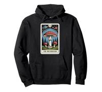 Carta del Tarot La Mosca del Hongo Agaric Amanita Muscaria Hongo Sudadera con Capucha