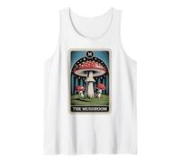 Carta del Tarot La Seta Amanita Muscaria Mosca Agaric Hongo Camiseta sin Mangas