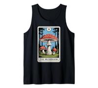 Carta del Tarot La Seta Amanita Muscaria Mosca Agaric Hongo Camiseta sin Mangas