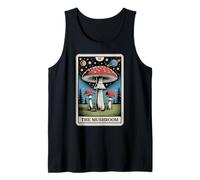 Carta del Tarot La Seta Amanita Muscaria Mosca Agaric Hongo Camiseta sin Mangas