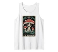 Carta del Tarot La Seta Amanita Muscaria Mosca Agaric Hongo Camiseta sin Mangas