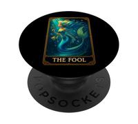 Carta del Tarot La Sirena tonta PopSockets PopGrip Adhesivo