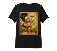Carta del Tarot Que horneamos en el Panadero de Masa Madre de la Rana del Amanecer Camiseta Premium