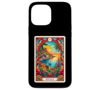 Carta del Tarot Siciliano Y Costa De Sicilia Carcasa para iPhone 13 Pro Max