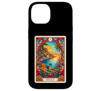 Carta del Tarot Siciliano Y Costa De Sicilia Carcasa para iPhone 14