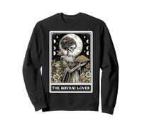 Carta del Tarot The Biryani Lover, Comida India, Esqueleto, Bruja Sudadera