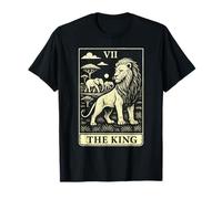 Carta del Tarot The King Lion Family African Big Five Camiseta