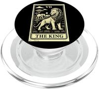 Carta del Tarot The King Lion Family African Big Five PopSockets PopGrip para MagSafe