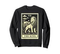 Carta del Tarot The King Lion Family African Big Five Sudadera