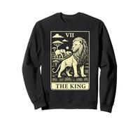 Carta del Tarot The King Lion Family African Big Five Sudadera
