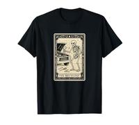 Carta del Tarot The Mechanic: Espeluznante Coche gótico de Taller de Garaje Camiseta