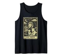 Carta del Tarot The Pride Lion Family African Big Five Camiseta sin Mangas