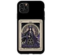 Carta del Tarot XVIII Pentáculo de la Diosa de la Luna Hécate Carcasa para iPhone 11 Pro MAX