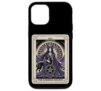 Carta del Tarot XVIII Pentáculo de la Diosa de la Luna Hécate Carcasa para iPhone 12/12 Pro