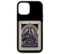 Carta del Tarot XVIII Pentáculo de la Diosa de la Luna Hécate Carcasa para iPhone 12 Mini