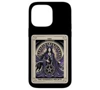 Carta del Tarot XVIII Pentáculo de la Diosa de la Luna Hécate Carcasa para iPhone 14 Pro MAX
