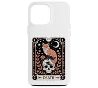 Carta del Tarot Zorro Muerte Bosque Brujo Luna Cráneo Oculto Naturaleza Carcasa para iPhone 13 Pro MAX