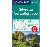 Carta escursionistica Kom 41. Silvretta, Verwallgruppe
