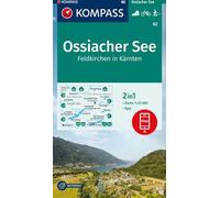 Carta escursionistica Kom 62. Ossiacher See, Feldkirchen in Kärnten: Wanderkarte mit Aktiv Guide, Radwegen und Loipen.