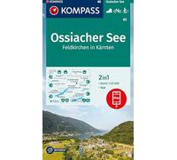 Carta escursionistica Kom 62. Ossiacher See, Feldkirchen in Kärnten: Wanderkarte mit Aktiv Guide, Radwegen und Loipen.