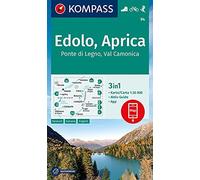 Carta escursionistica KOM 94. Laghi settentrionali. Edolo-Aprica: 3in1 Wanderkarte mit Aktiv Guide inklusive Karte zur offline Verwendung in der KOMPASS-App. Fahrradfahren. Skitouren.