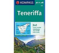 233 Tenerife 1: 50.000: 3in1 Wanderkarte mit Aktiv Guide und Detailkarten. Fahrradfahren. Autokarte.