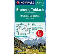 Carta escursionistica n. 57. Brunico, Dobbiaco 1:50.000: 5in1 Wanderkarte mit Aktiv Guide, Detailkarten und Panorama inklusive Karte zur offline ... in der KOMPASS-App. Fahrradfahren. Skitouren.