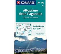 Carta escursionistica n. 649. Altopiano della Paganella, Dolomiti di Brenta 1:25.000: Wandelkaart 1:25 000