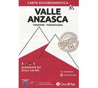 Carta escursionistica Valle Anzasca. Scala 1:25.000. Ediz italiana, inglese, tedesca e francese. Quadrante est: Vanzone, Piedimulera (Vol. 6)