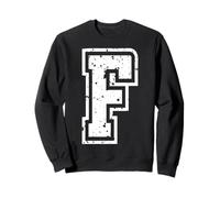 Carta F Nombre Inicial Monograma Varsity Alphabet cumpleaños Sudadera