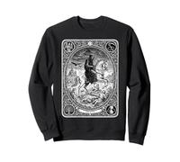 Carta gótica de la Fortuna mística con la Camiseta del Tarot de la Muerte, Arcana, Arcana Sudadera