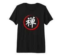 Carta Japonesa pacífica Kanji Zen Camiseta Premium