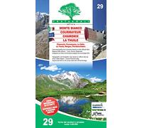 Carta n. 29. Monte Bianco, Courmayeur, La Thuile, Chamonix 1:25.000 (wandelkaart)