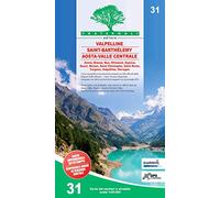 Carta n. 31. Valpelline, Saint-Barthélemy, Aosta 1:25.000 (wandelkaart)